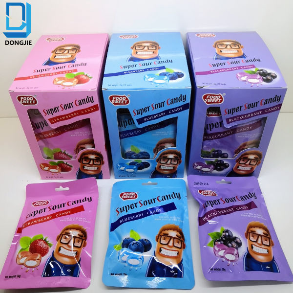 Fruit Flavor Sour Chewy Candy Fruit Flavor soft Candy Sweet supplier