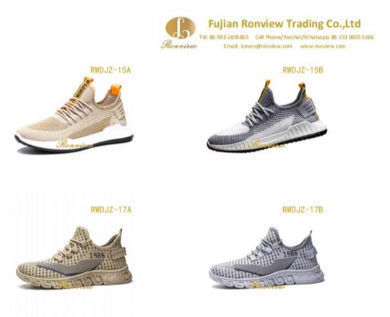 Women sneakers,new arriaval,cheap price made of knit fly fabric upper and injection rainbow pvc sole supplier