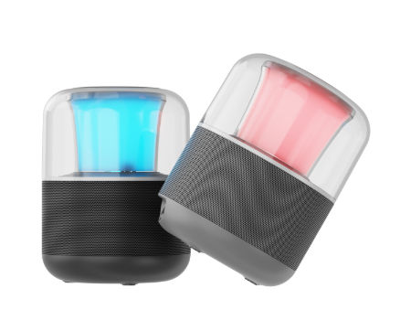 Portable bluetooth speaker mini LED light speaker supplier
