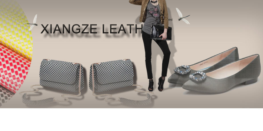 Pull rod case leather Shoes material handbags leather briefcase leather supplier