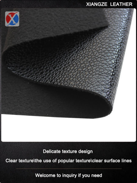Large devil fish pattern leather, mainly used for women's shoulder bags, notebook covers, gift boxes supplier