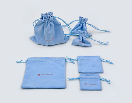Mini Microfiber Packaging Rings Pouch Bag Microfiber Jewelry Bag supplier