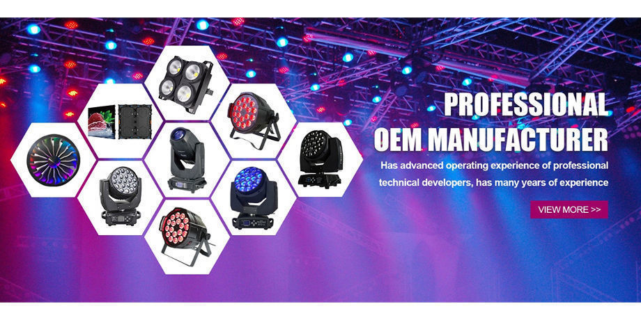 Oem Service Factory Price 7*40W 4-In-1 Rgbw Zoom Wash Led Moving Head Light Stage Disco Moving Head supplier