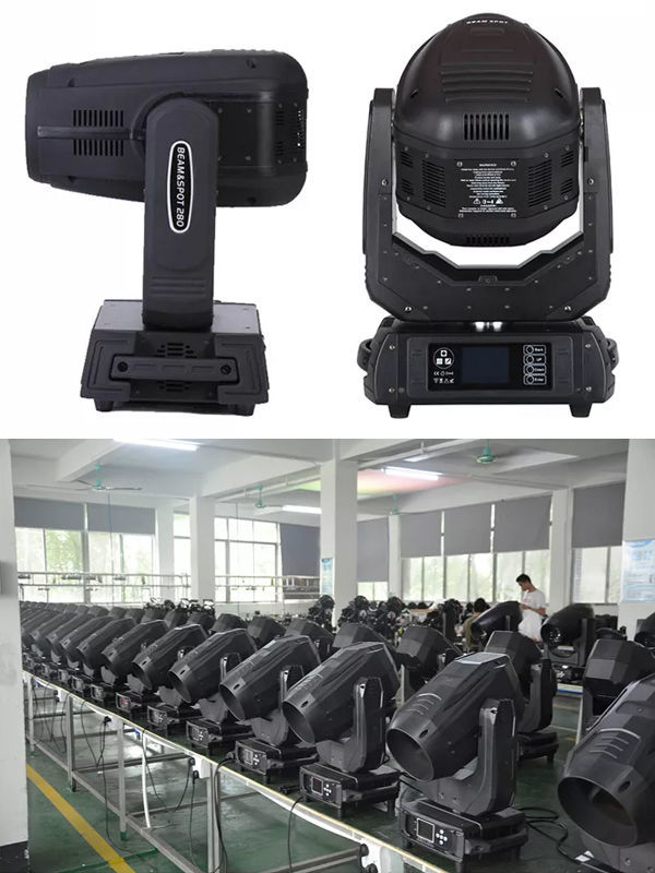 280w sharpy 280w 12r 10r beam moving head spot light supplier
