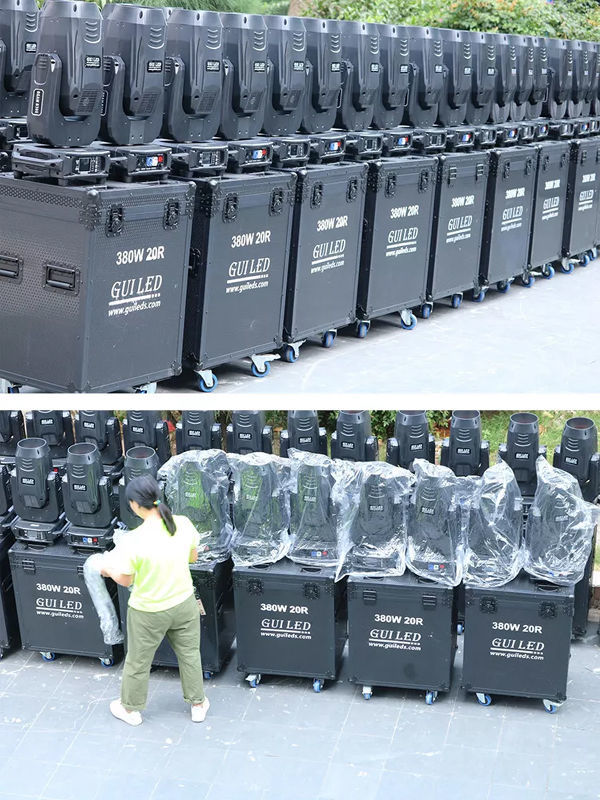 Sharpy 18r 380w 20R beam spot wash 3-in-1 moving head light supplier