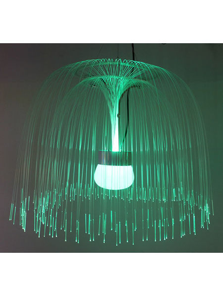 LED fiber optic jellyfish lamp outdoor project lighting lighting colorful jellyfish chandelier supplier