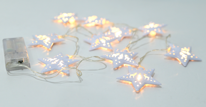 String Light Decorative Lights TOP sale LED star Holiday lighting Cute Christmas decorative lights supplier
