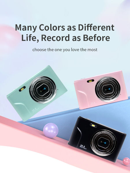 Hot Sell 1080P CMOS Sensor Point And Shoot Digital Camera With IPS Screen Up To 48MP supplier