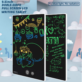 9.5 inch draw board double sided full screen lcd writing tablet kids supplier