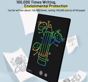 9.5 inch draw board double sided full screen lcd writing tablet kids supplier