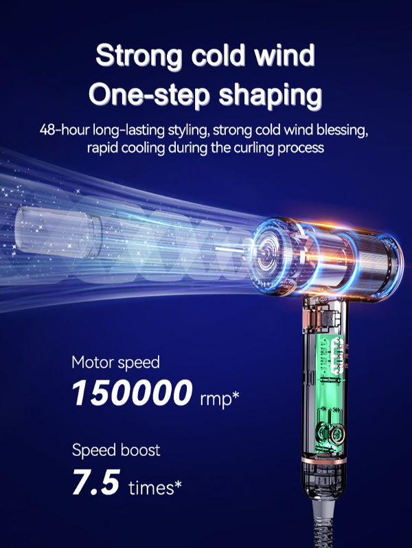 Curler hair professional heartless hair curler,150000rpm supplier