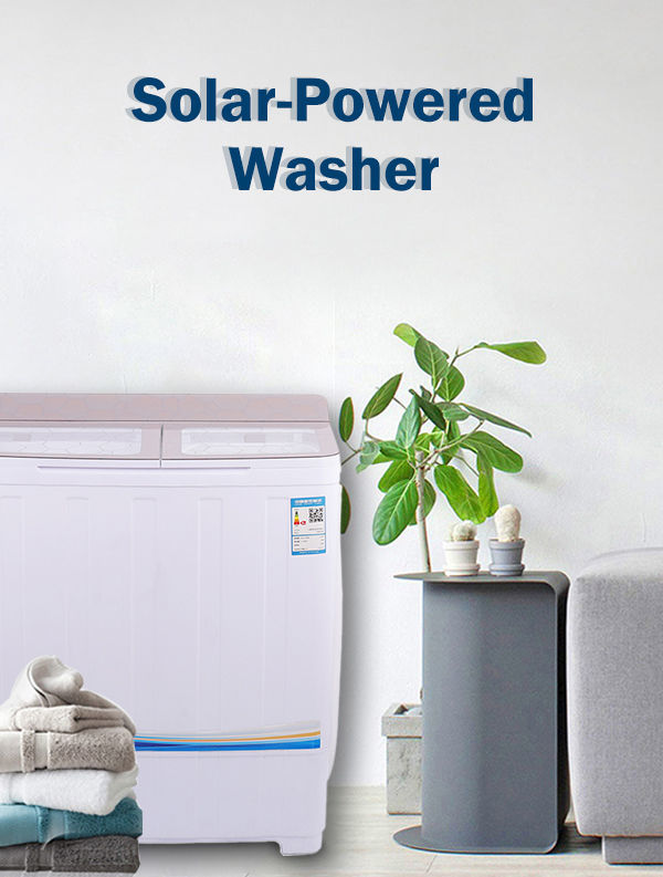 DC Solar Powered Washing Machine Home Usage with Solar Panel supplier