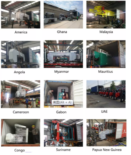 Heavy Duty Hydraulic Horizontal Band Saw Cutting Big Hard Wood supplier