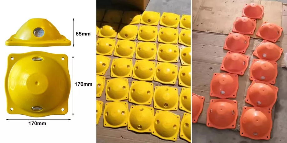Rs-x1 China Hot Sale Payment Marker Reflective Road Stud Highway Cat Eye Abs Reflective Road Stud supplier