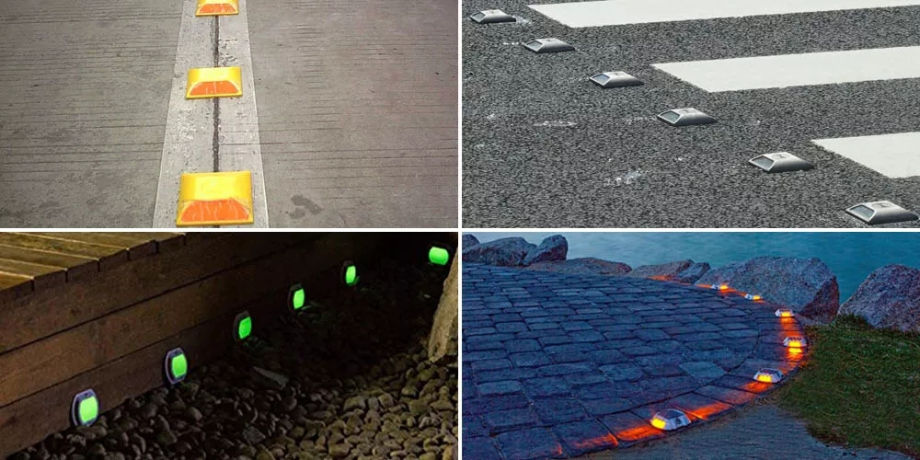 Rs-x1 China Hot Sale Payment Marker Reflective Road Stud Highway Cat Eye Abs Reflective Road Stud supplier