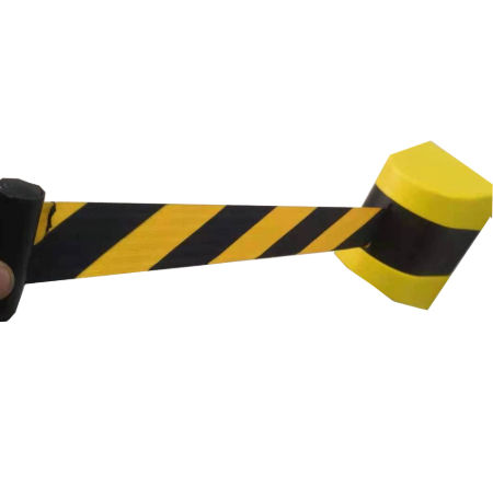 Yellow Black Pvc Safety Warning Tape supplier