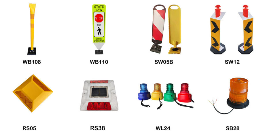 BSCI Approved Rubber Base Flashing Reflective Foldable Emergency Traffic USA Collapsible Orange Cone supplier