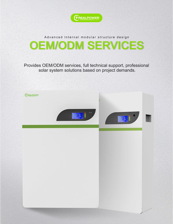 RealPower New Energy 5.12KWH Solar Storage Lifepo4 Battery 51.2V 100Ah LFP 10kwh 200Ah Powerwall supplier