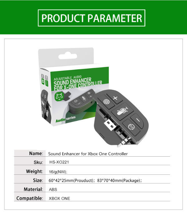 Audio enhancer for Xbox One controller supplier