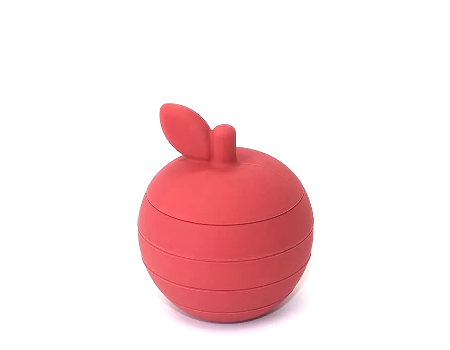 Apple baby silicone stacking ring toy kids building block toy educational building block set supplier