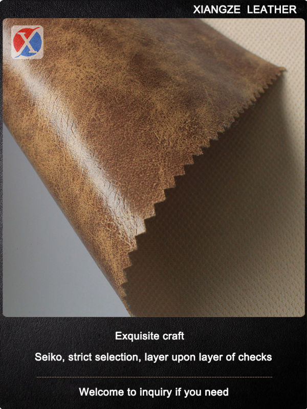 Sofa Waterproof Abrasion-Resistant pvc artificial leather supplier
