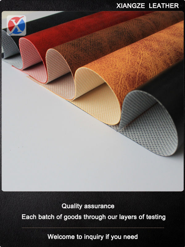 Sofa Waterproof Abrasion-Resistant pvc artificial leather supplier