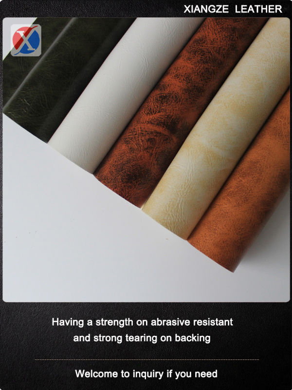 Sofa Waterproof Abrasion-Resistant pvc artificial leather supplier