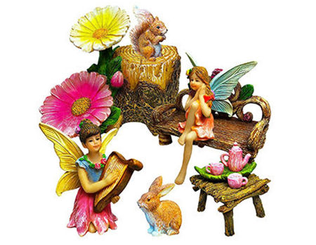 Fairy Garden Miniature Figurines and Accessories Kit - Hand Painted Fairy Garden for House Decor supplier