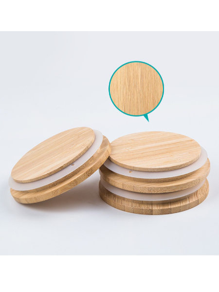 Glass Food Storage Jar for Home Use Glass Kitchen Canisters Bamboo Lids Clear Food Container supplier